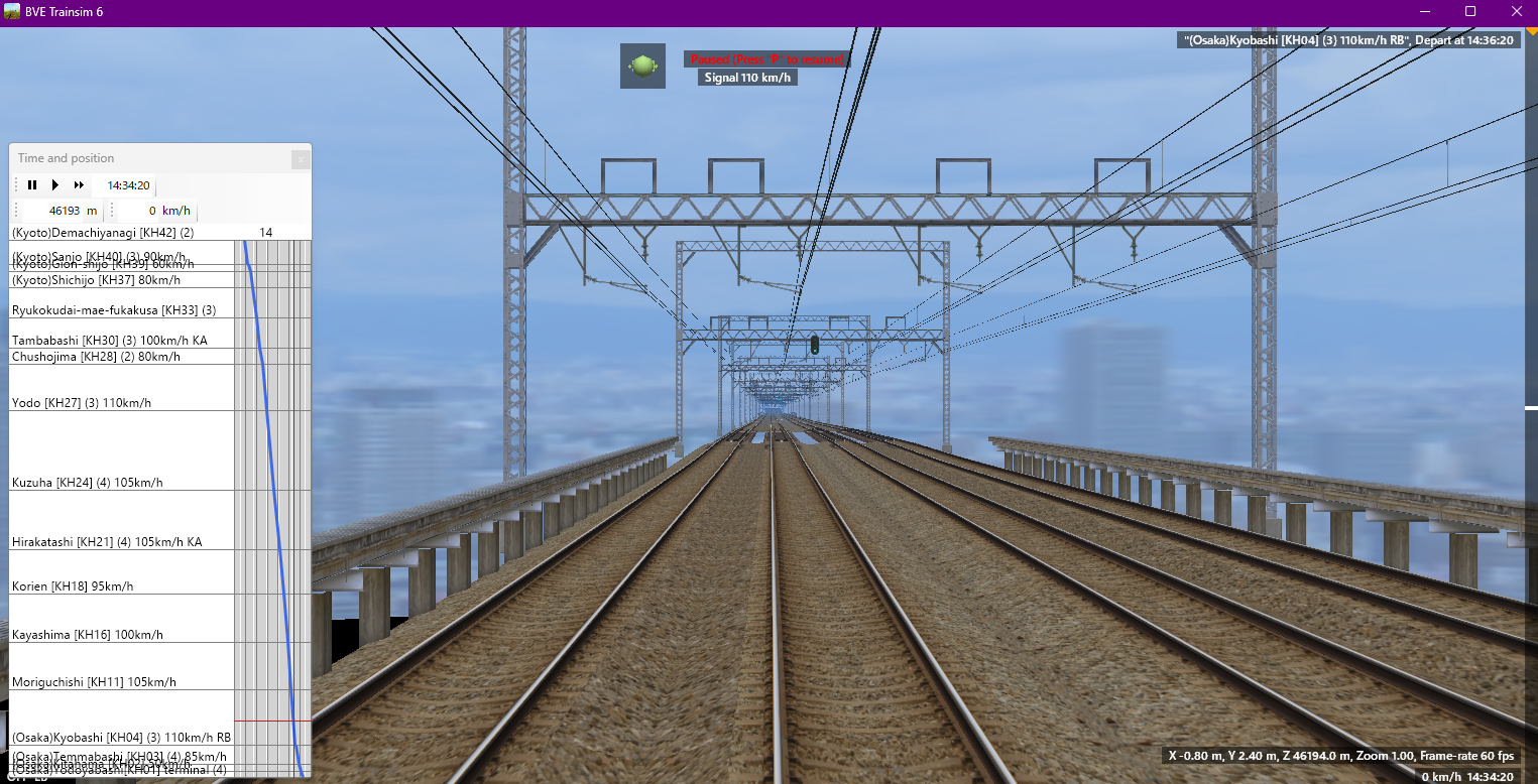 開発日誌 #21 架線柱の配置　第2工程　（香里園駅－）寝屋川市駅－京橋駅